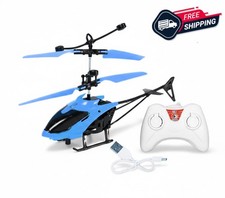 Mini RC Helicopter Drone for Kids 2CH Remote Control Rechargeable Indoor Outdoor