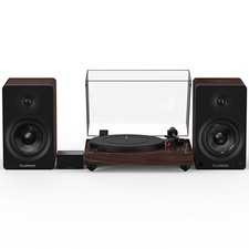 Fluance RT83 Vinyl Turntable, PA10 Preamp, Ai61 Powered 6.5" Bookshelf Speakers