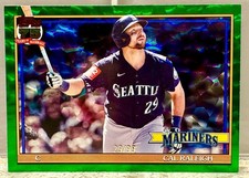 JERSEY # MATCH! 2026 Topps 1991 Variation Cal Raleigh Green Crackle 29/99! M'S!