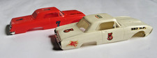 Vintage Eldon 1:32 Scale Slot Car Body's 1960's Impala & Thunderbird Stockcars