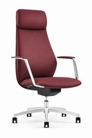 Ergonomischer Chefsessel Mit Hoher RüCkenlehne Und Lederbezug