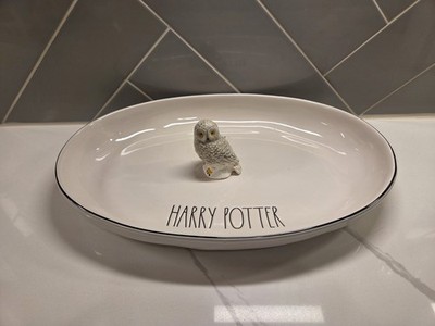 NEW 2025 Rae Dunn Harry Potter Ceramic Hedwig Platter / Dish