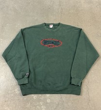 Vtg 90s Nike Crewneck Sweatshirt XL USA Made Spellout Embroidered Center Swoosh