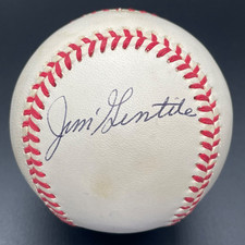 Signed Jim Gentile Baseball Autographed AS 6x All Star Orioles HOF Auto Ball PSA