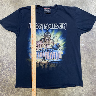 Iron Maiden 2016 Book Of Souls Tour Shirt Large Los Angeles Forum