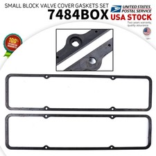 Small Block Chevy Valve Cover Gasket Set 7484box 1628 For Sbc 283 New Small Block Chevy Valve Cover Gasket Set 7484box 1628 For Sbc 283 New