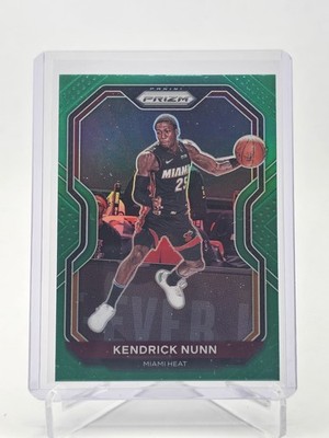 KENDRICK NUNN 2020-21 PANINI PRIZM BASKETBALL GREEN #213 HEAT Q0014