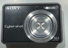 Sony Cyber-shot DSC-S930 10.1MP Digital Camera Black SteadyShot Face Detection