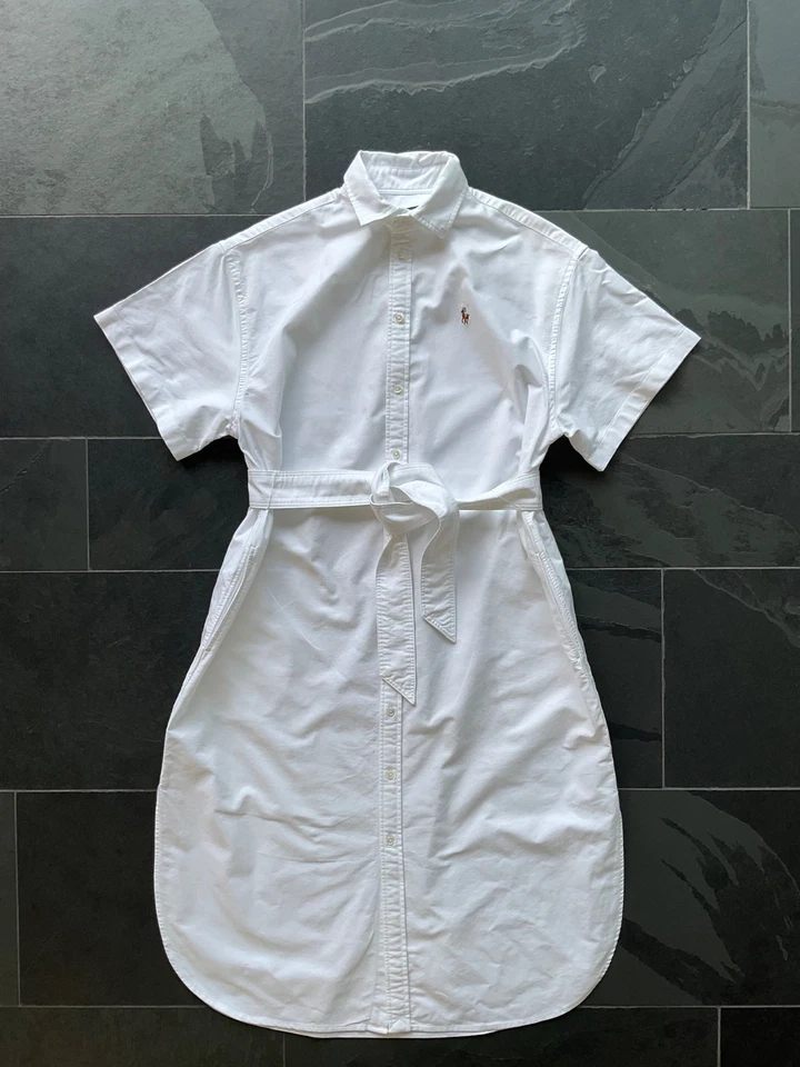 POLO RALPH LAUREN Blusenkleid weiß , Gr. M, neuwertig - Bild 1 von 4