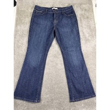 Levis 515 Boot Cut Jeans Womens 14S Dark Wash Denim Stretch Blue 515-0218