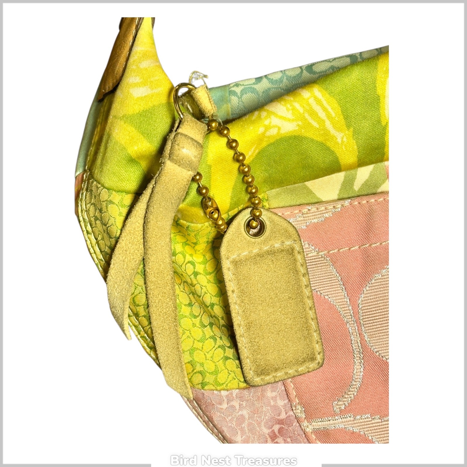 COACH Y2K Patchwork Signature C Multicolor Hobo Bag 3… - Gem