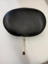 Motorcycle Black Leather Studded Backrest Pad Corbin Indian Harley Davidson