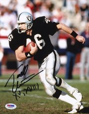 Todd Christensen Signed Raiders 8x10 Photo PSA/DNA COA Super Bowl XV XVIII Auto