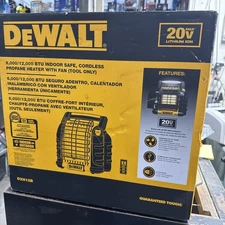 DEWALT 6,000/12,000 BTU Cordless Propane Heater DXH12B Bare Tool 20v W/usb