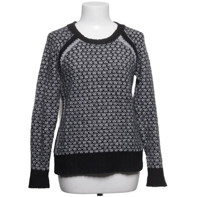 Max Studio, Strickpullover, Größe: M, Schwarz/Weiß, Acryl/Wolle, Medaillon #zRo