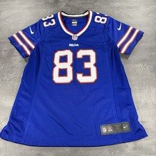 Nike Buffalo Bills Jersey Women Large Blue Home Tre McKitty Football NFL Ladies