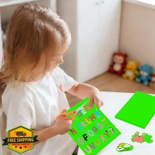 30 Fluorescent Green Full Sheet Labels, 8.5x11 Inch Neon Sticker Paper