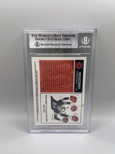 Fred Biletnikoff signiert 2001 Topps Archives Reserve #33 Karte Beckett Autogramm L2 - Bild 2 von 2