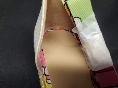JustFab FUNKY FUCHSIA GEBLÜMTE KEILABSATZ DAMENGRÖSSE 7 - Bild 14 von 18