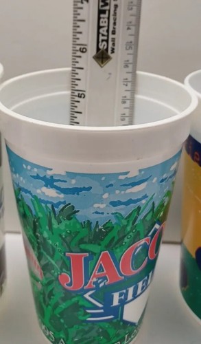 Cleveland Indians Souvenir 4-Cups Vintage 1990s Chief Wahoo Jacobs Field - Photo 22/23
