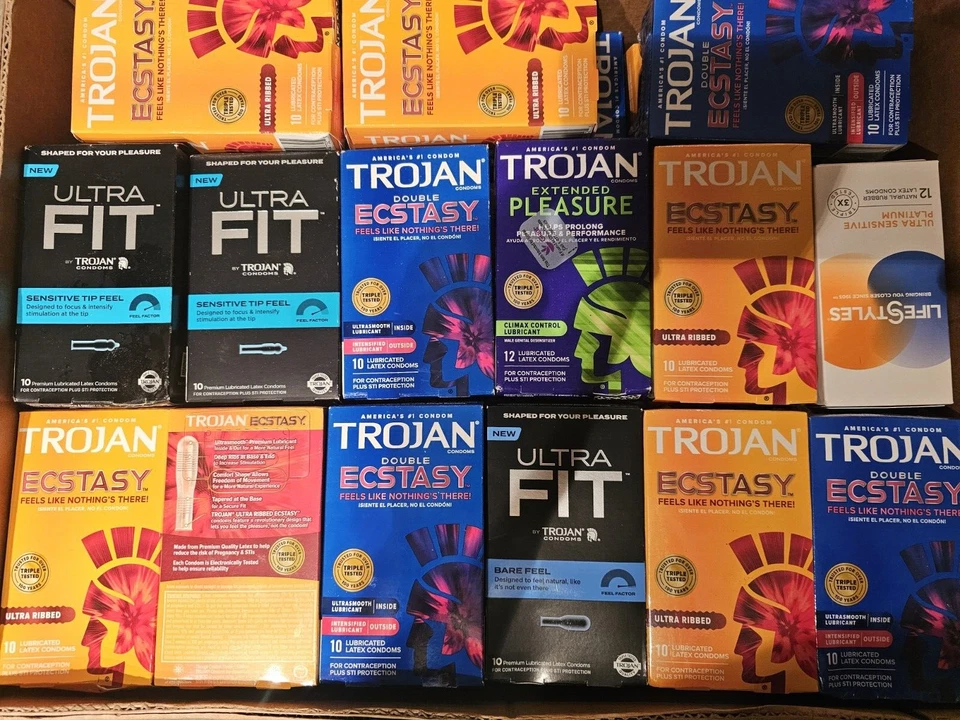 100 Trojan, Lifestyles, One, Durex & More Condoms SAMPLE PACK (100 count) - Image 3 of 4