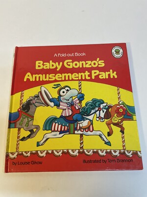Baby Gonzo's Amusement Park A Fold-out Book 1989 Muppet Press