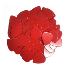 100 pcs New Blank Heavy 0.96mm Guitar Picks Plectrums Celluloid Solid Red