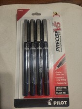 Precise V5 Stick Liquid Ink Rolling Ball Stick Pens, Extra Fine Point 0.5 Set 4