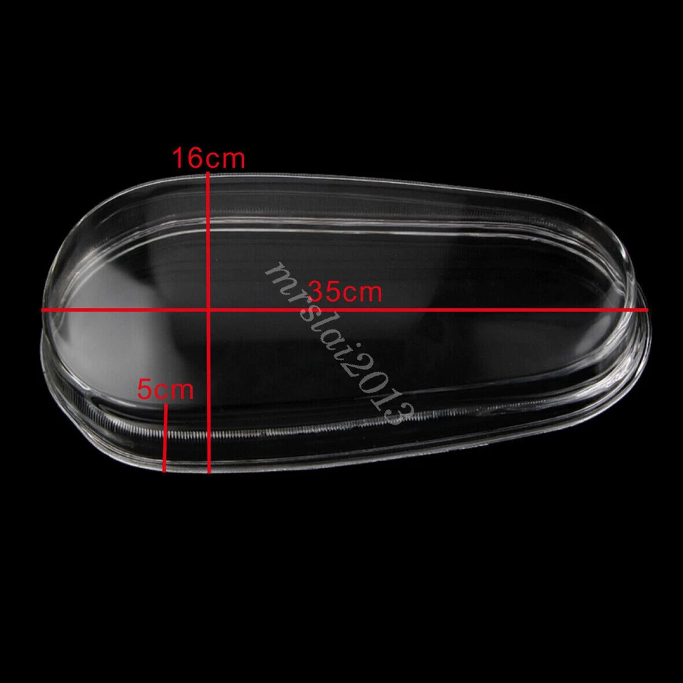 Par de cubiertas de lente de faros de coche de vidrio de repuesto transparentes para VW Golf 4 1999-2005 Foto 3 de 4