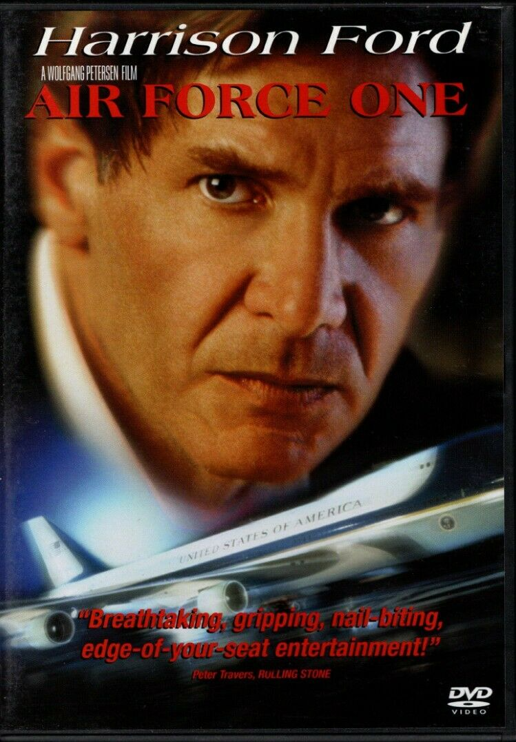 AIR FORCE ONE, HARRISON FORD, GARY OLDMAN, WENDY CREWSON