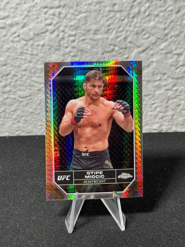 Réfracteur à prisme base UFC chromé 2024 Topps 1 - 200 - COMPLÉTEZ VOTRE SET - PYC - Photo 218/237