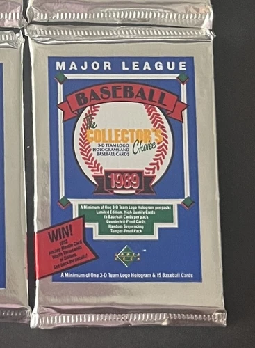 1989 Upper Deck Low Series Pack Unopened From a BBCE FASC Box