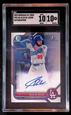 Alex De Jesus 2022 Bowman Chrome Prospect Autographs #CPA-AD SGC 10
