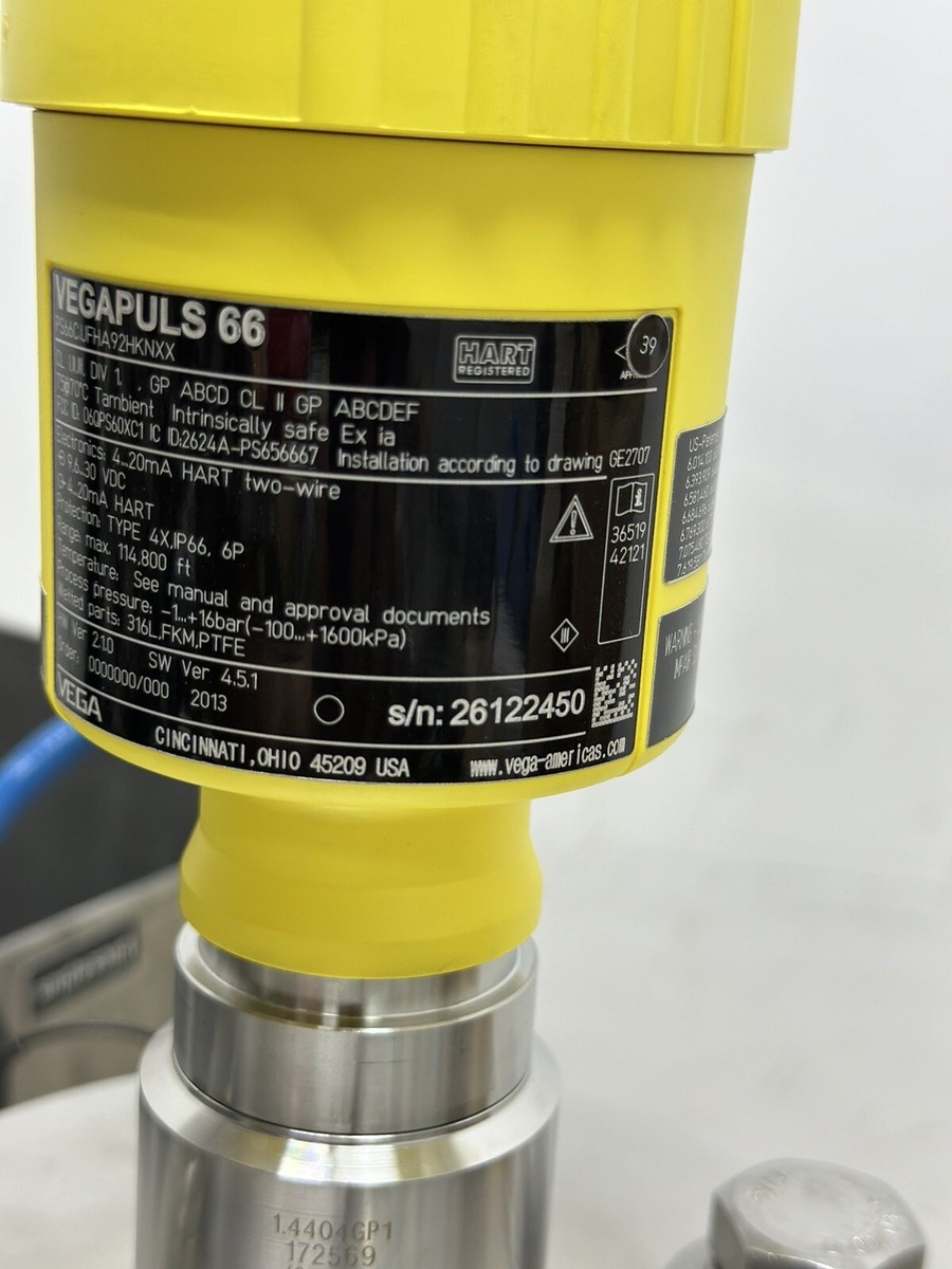 VEGA PS66C.UFHA92HKNXX RADAR LEVEL SENSOR VEGAPULS 66 | eBay