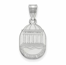 Sterling Silver Coastal Carolina  Medium Crest Pendant