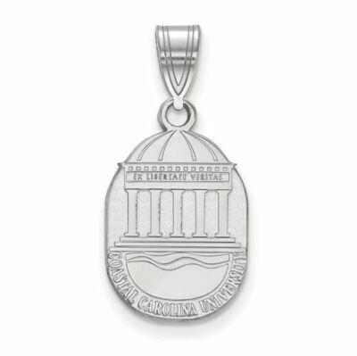 Sterling Silber Coastal Carolina Medium Wappen Anhänger