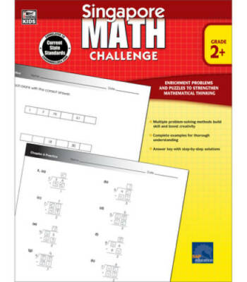 Singapore Math Challenge, Grades 2 - 5 - Paperback - GOOD