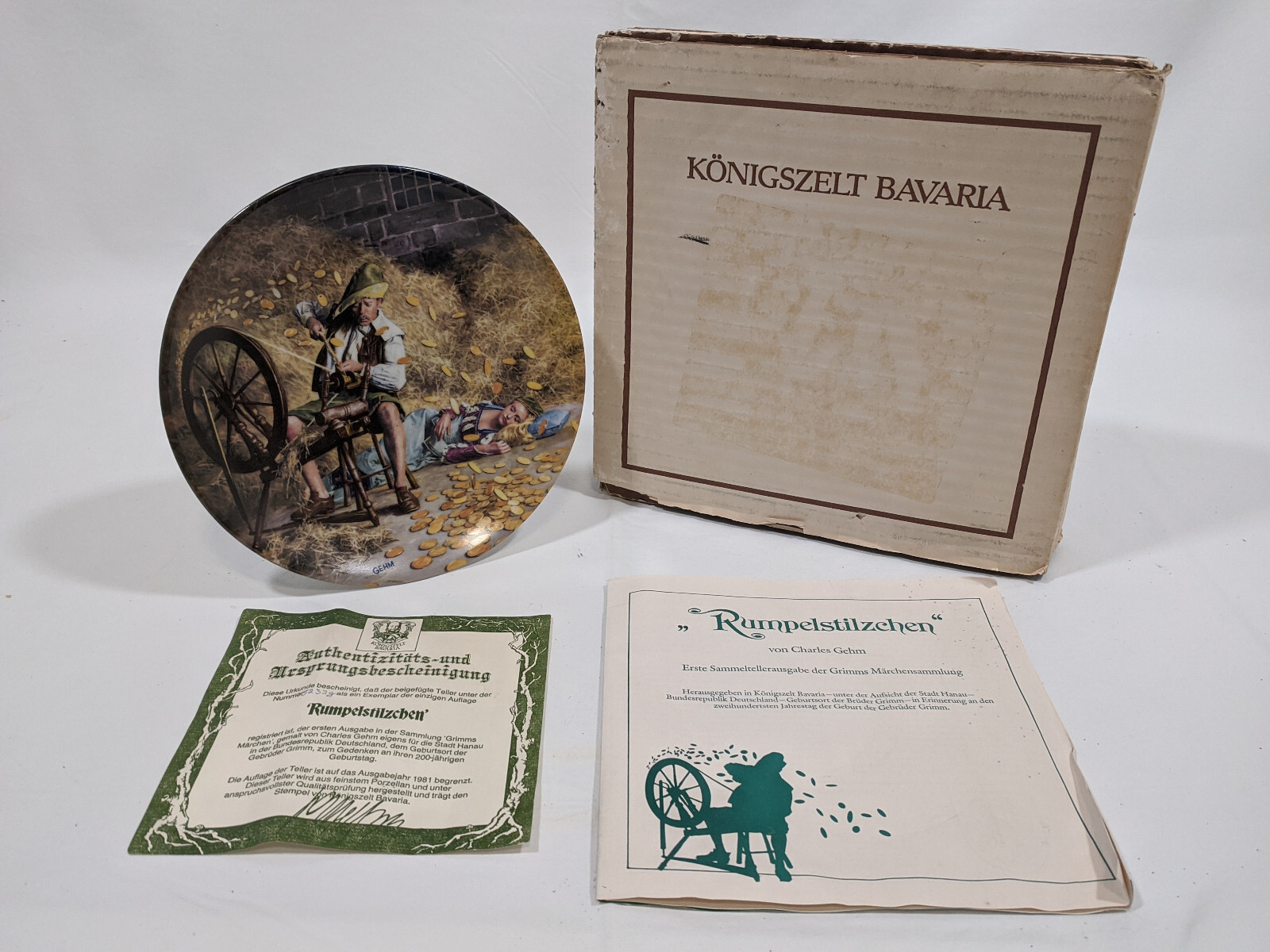 CHARLES GEHM Grimm's Fairy Tales RUMPELSTILZCHEN & Konigszelt Bavaria ...