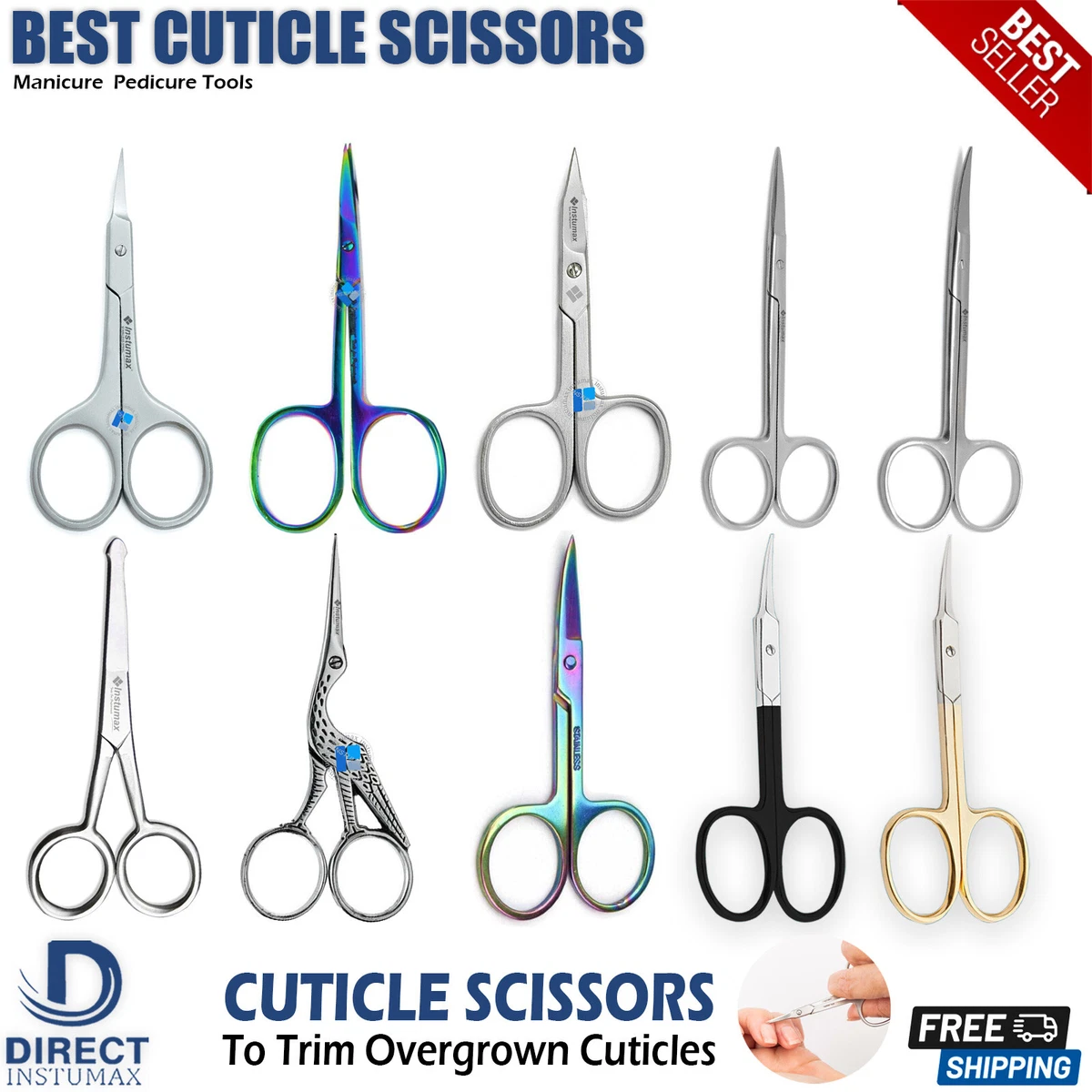 Manicure Scissors Curved