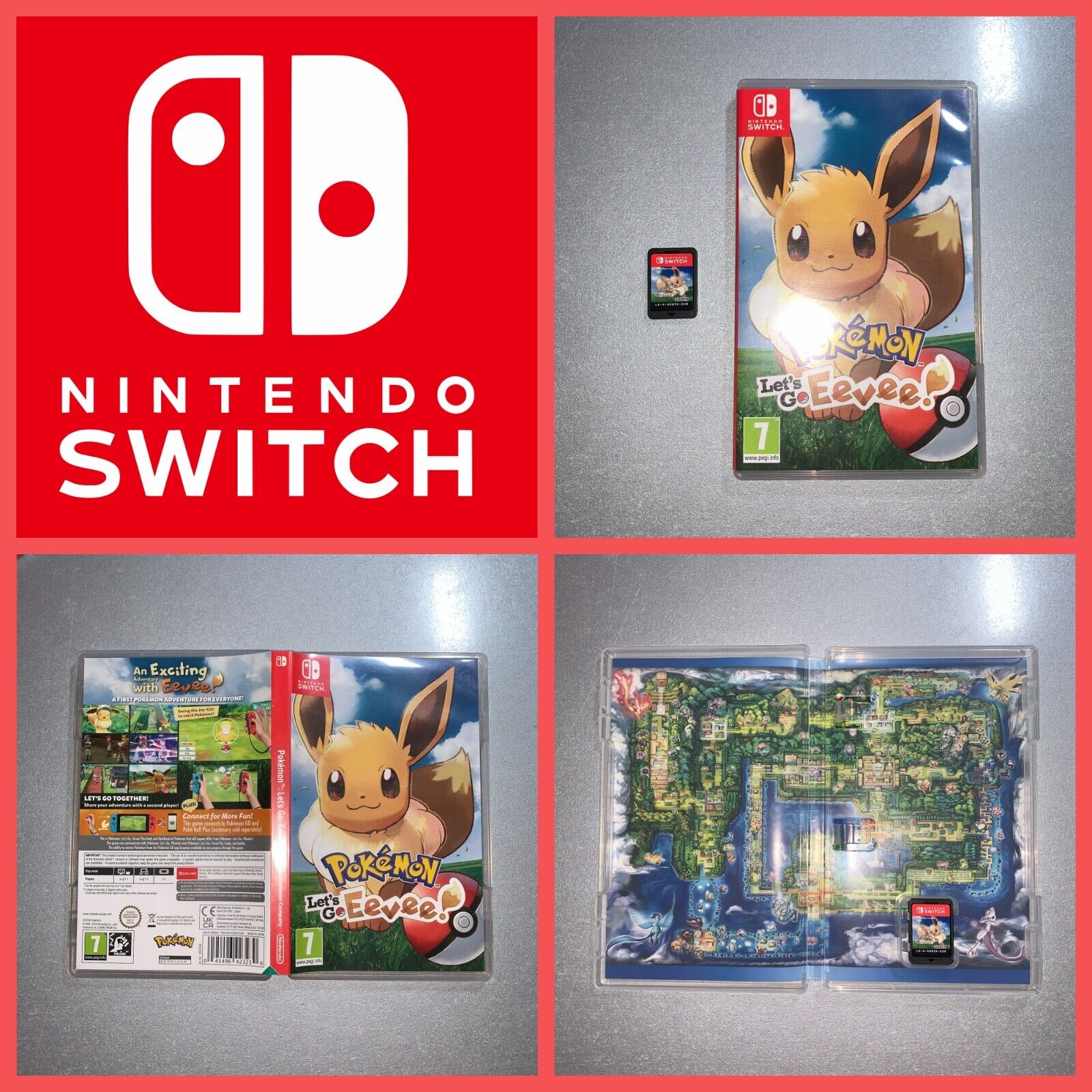 Pokémon Let's Go Pikachu Custom Nintendo Switch Boxart 