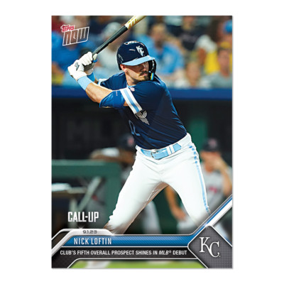 2023 Topps NOW 797 Nick Loftin Shines in 1st MLB Game Debut- Free Shipping!