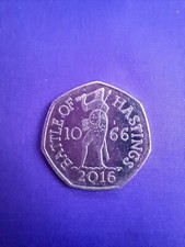 Battle Of Hastings 2016 50p coin 1066 Fifty Pence Coin Rare. Free Delivery.