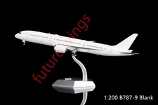 (Very Rare)1:200 SQ Wings B787-9 Blank Diecast Aircraft Model With Stand