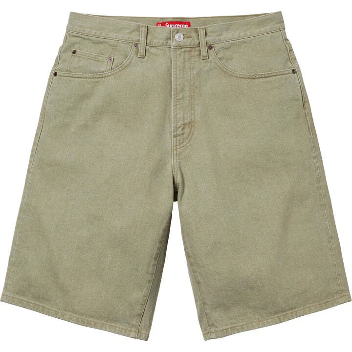 Short Supreme Baggy Denim Olive