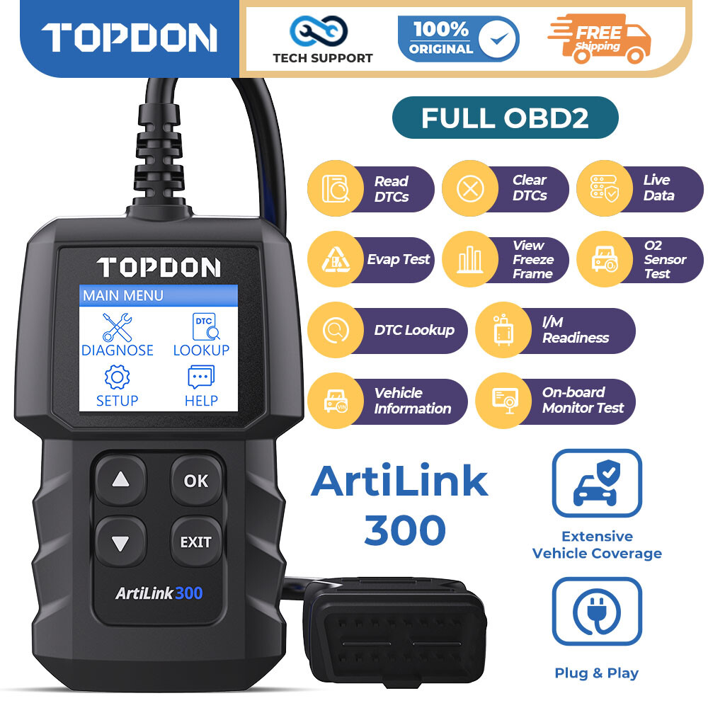 OBD2 Diagnostic Tool - TOPDON AL300 Scanner