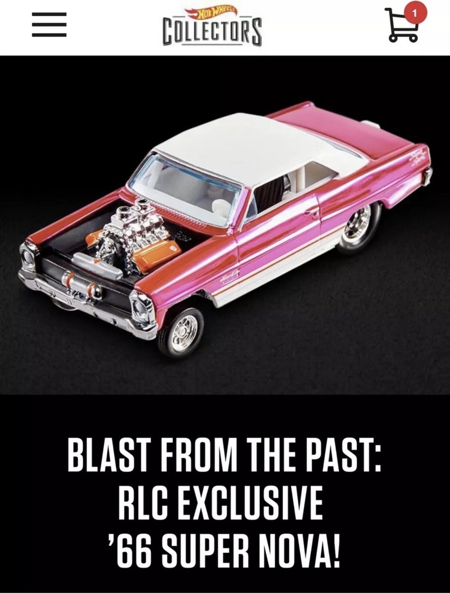 ✓ Hot Wheels RLC Exclusive '66 Super Nova! CONFIRMED ORDER | eBay