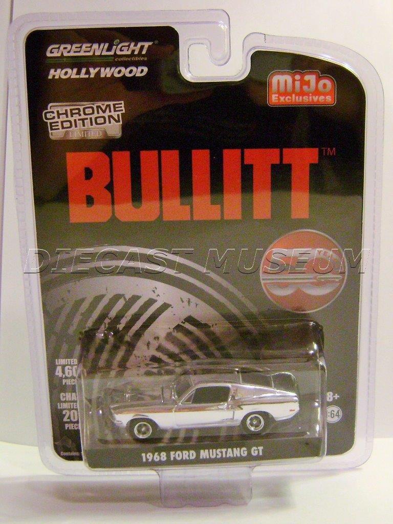 No166 ミニカー1/18 1968 FORD MUSTANG GT Steve McQueen Bullitt 1968 Ford Mustang GT, Green