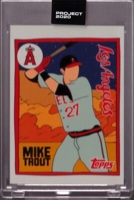 Mike Trout Los Angeles Angels Topps Project 2020 #63 2011 #US175 Design by FUCCi
