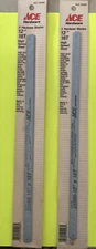 2-2pk Ace High Speed Hacksaw Blades 25998 For General Purpose Cutting 12" 18 TPI