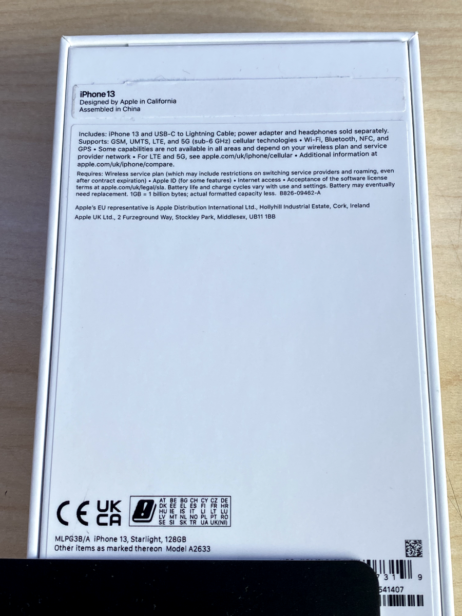 Apple iPhone 13 - 128GB - Starlight (Unlocked) - Brand new